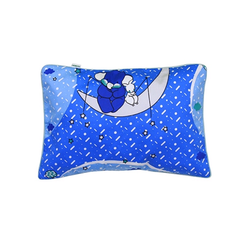 Áo gối đầu 30x 50 viền gân cotton hoa hometex