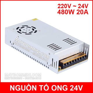 Nguồn tổ ong biến thế 220v ra 24v 20a 480w