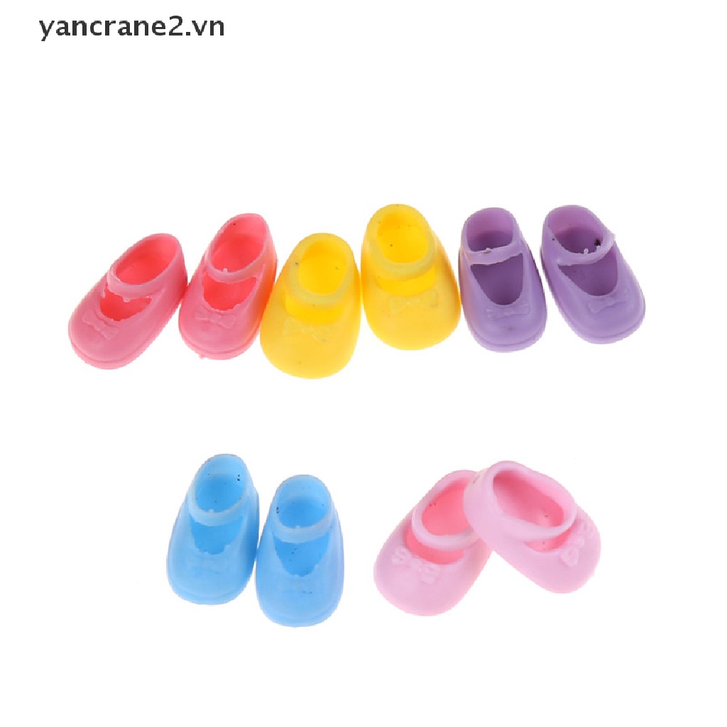 Bộ 5 Đôi Giày Thời Trang Cho Búp Bê Set 5 Đôi Giày Thời Trang Cho Búp Bê Set 5 Đôi Giày Thời Trang Cho Búp Bê