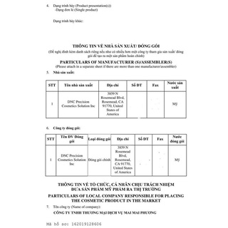 Sữa rửa mặt DR MAI ( Đảm bảo chính hãng)