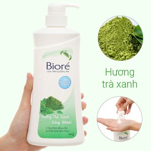 SỮA TẮM BIORE TRẮNG DA HƯƠNG ANH ĐÀO/ Trà Xanh