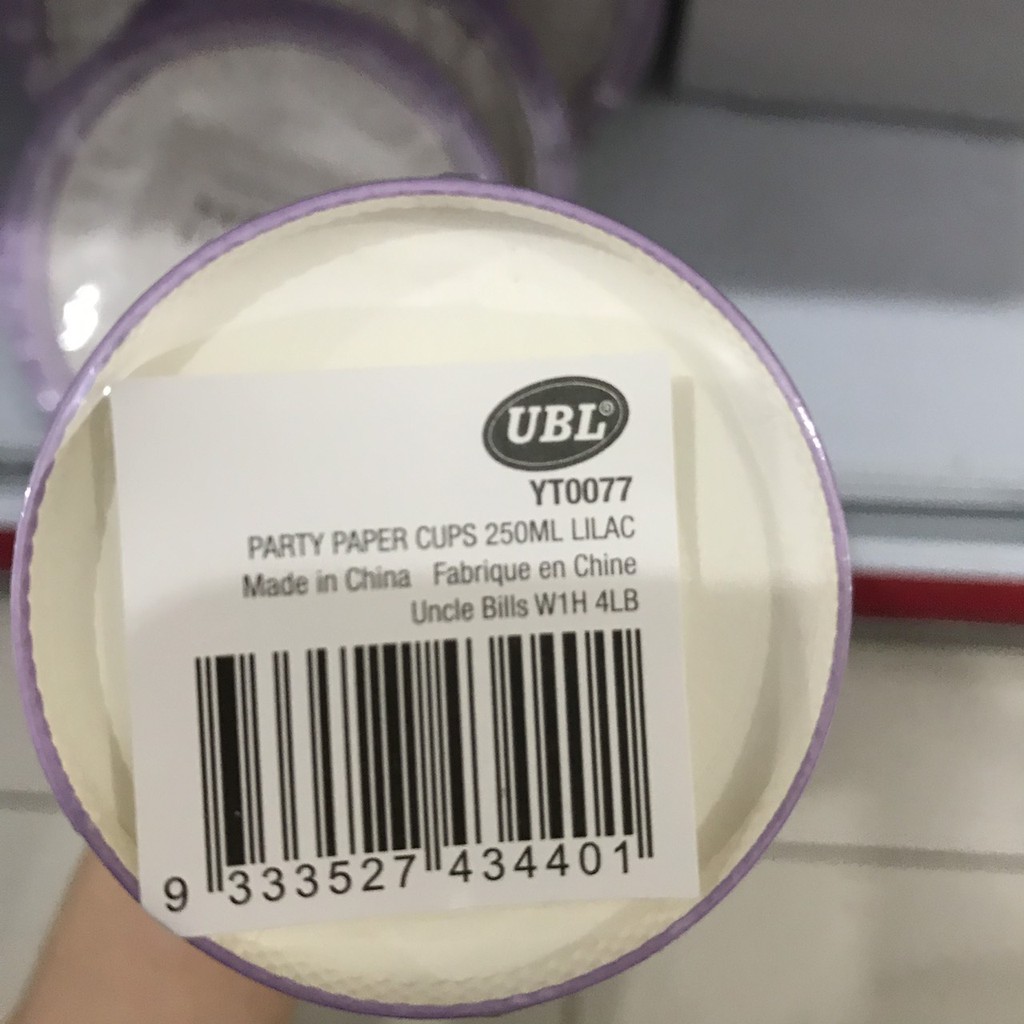 Ly dùng tiệc 250ml màu tím 10 cái/bộ Uncle Bills YT0077