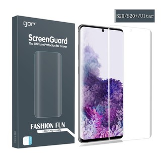 Bộ 3 Miếng dán dẻo Gor cho Samsung S20/ S20 Plus/ S20 Ultra Full màn hình ( Tặng camera + dán mặt sau Carbon)