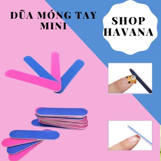 Đồ dũa móng tay, dũa mini hai mặt hỗ trợ làm móng tiện dụng.