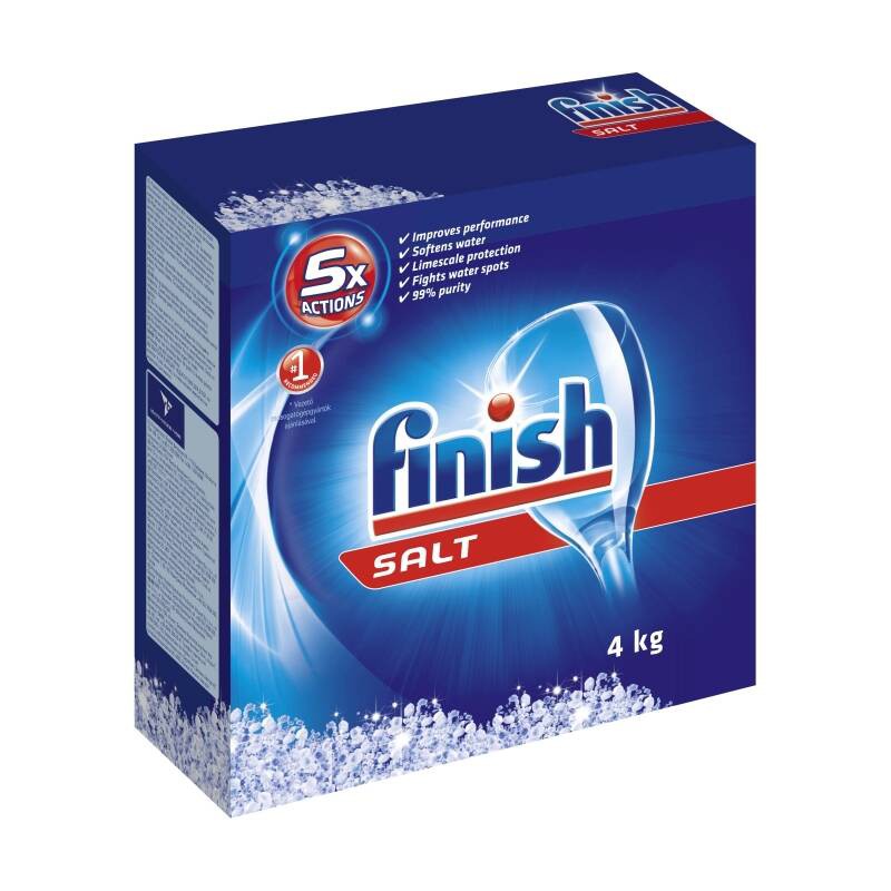 Muối rửa bát Finish Nhập Khẩu Đức 4kg + tặng viên rửa bát