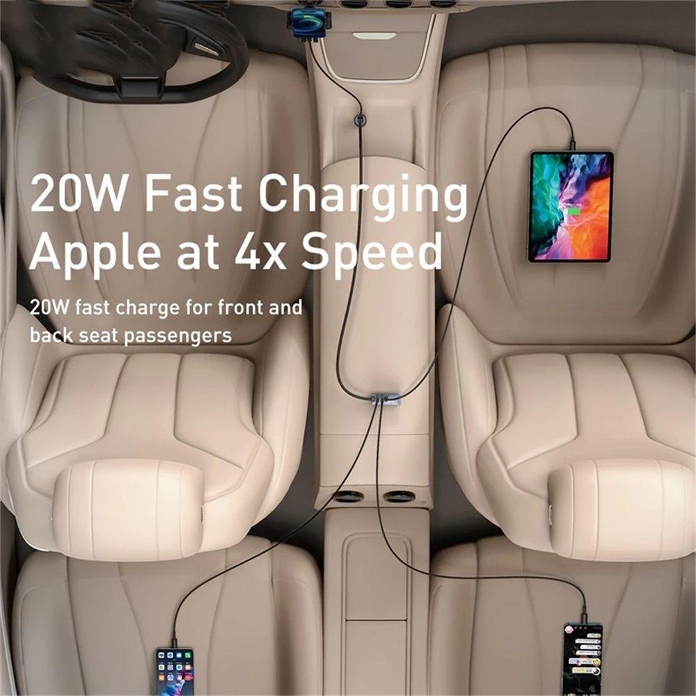 Tẩu Sạc PD 3.0 QC 3.0 Đa Năng Cho Ô Tô