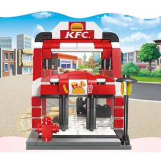 Hộp  lắp ráp cao cấp NHÀ HÀNG KFC dành cho bé 178 miếng ghép 21119