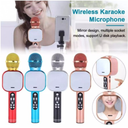 Micro bluetooth karaoke cầm tay kiêm loa bluetooth Q009