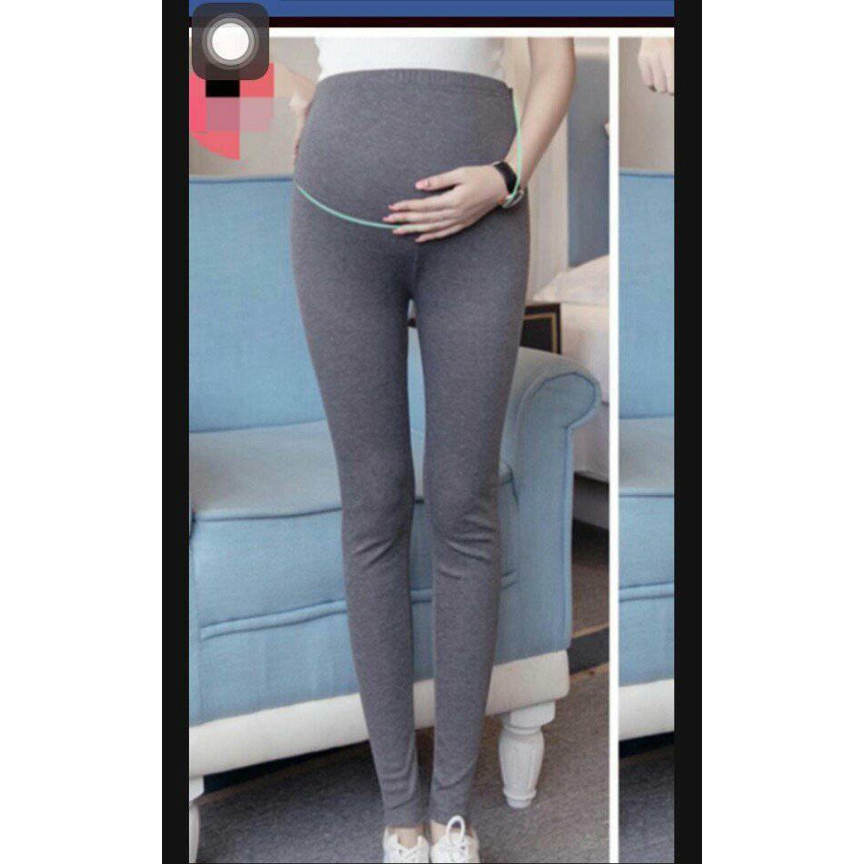 Quần bầu legging LEN TRƠN 001 không đáp bụng