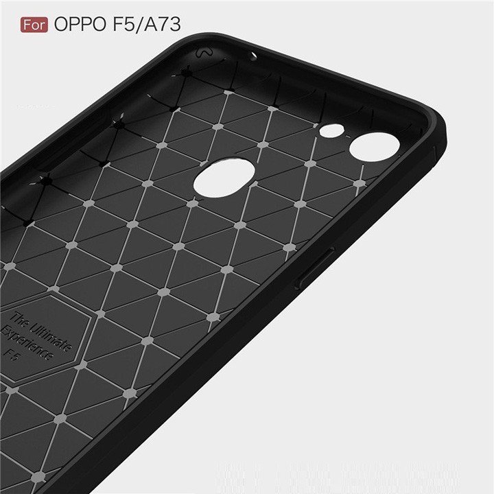 [Giá rẻ nhất ] Ốp lưng OPPO F5 chống sốc vân Carbon Rugger Armor