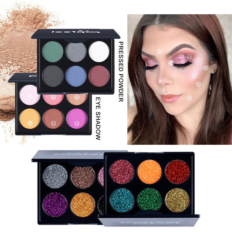(Hàng Mới Về) Bảng Phấn Mắt Popfeel 08 Màu Kèm Túi Đựng Tiện Dụng | BigBuy360 - bigbuy360.vn