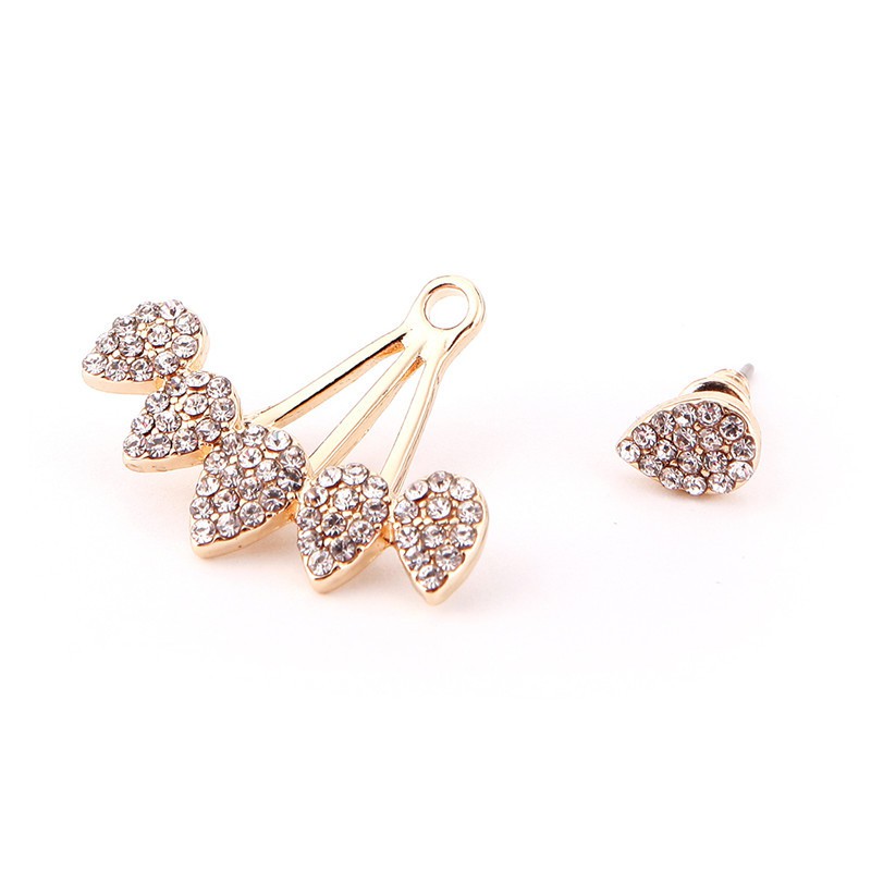 Bông Tai giọt nước đính đá xinh xắn sang trọng