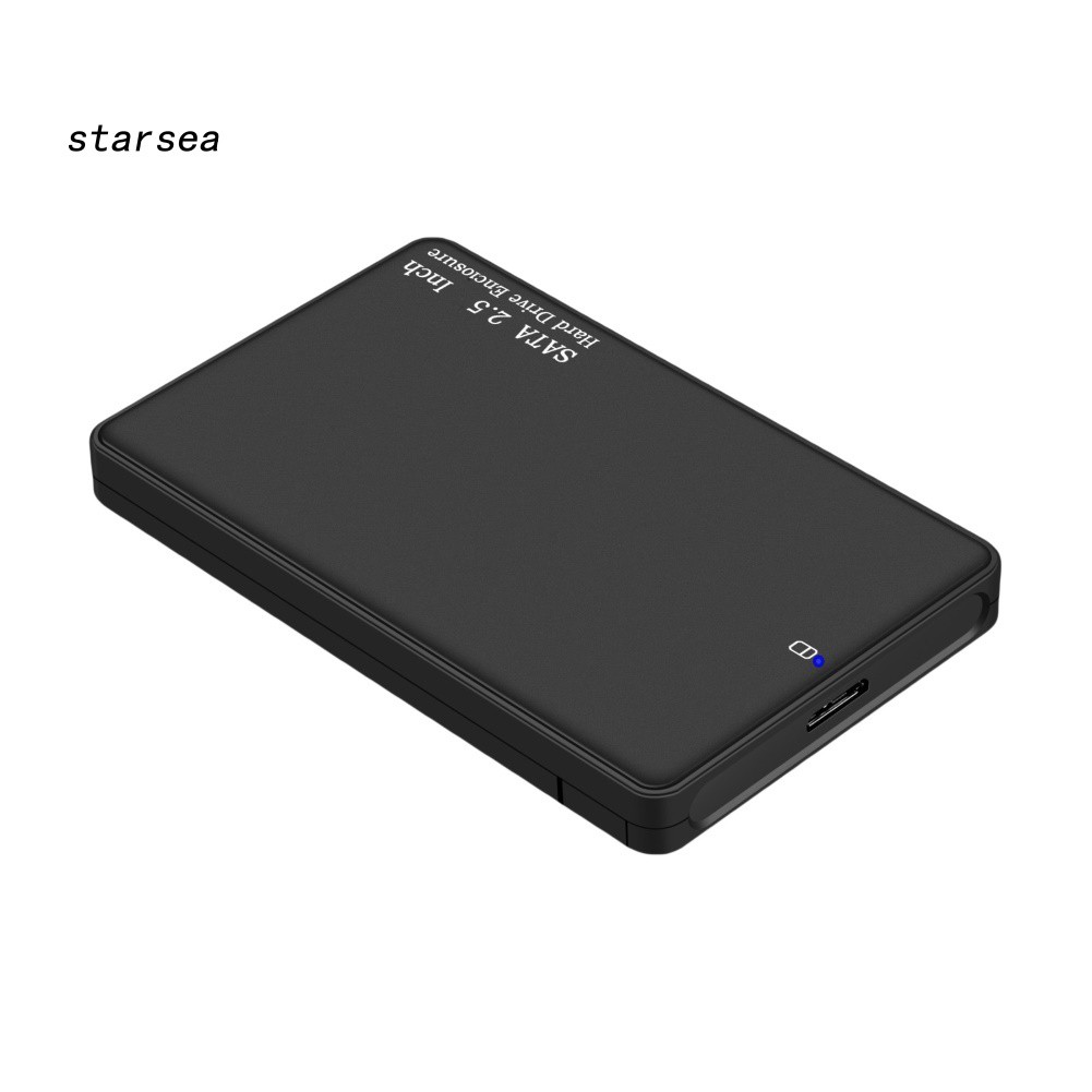 STSE_USB 3.0 2.5inch SATA HDD SSD Enclosure External Hard Drive Disk Case Box for PC