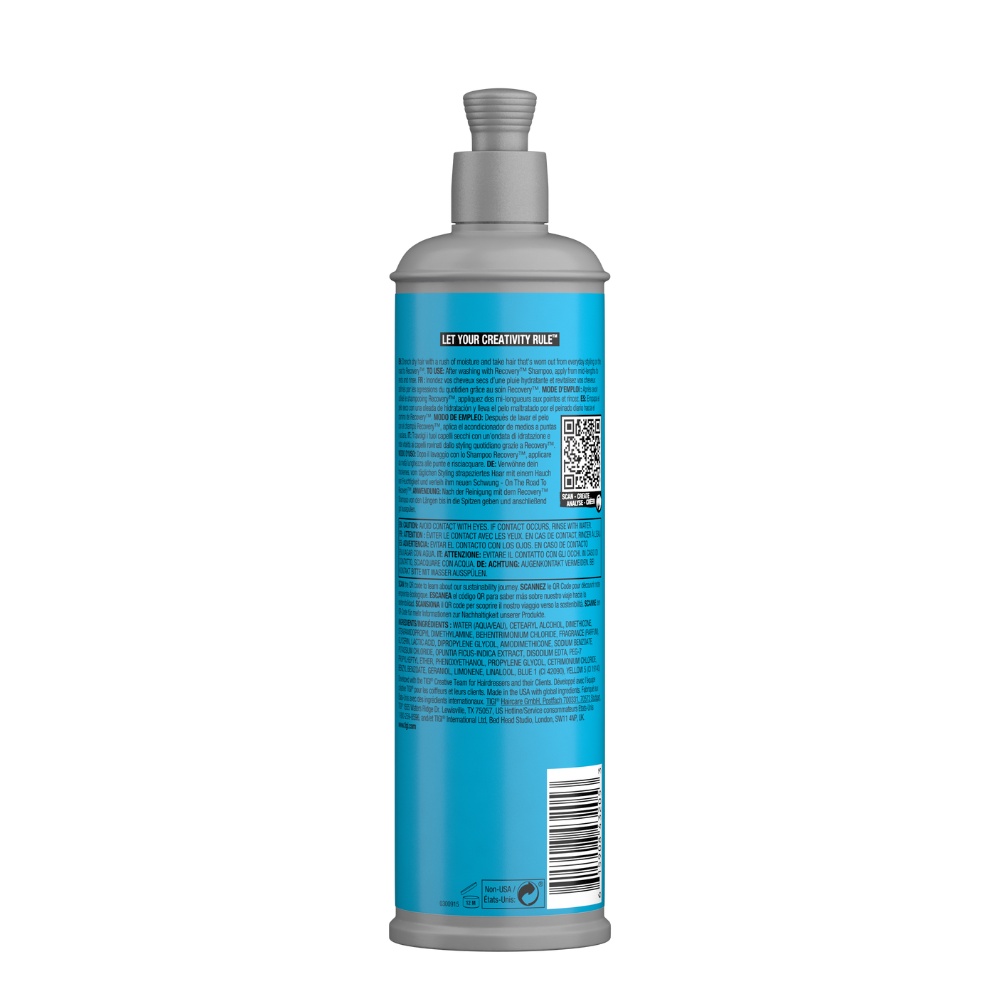 Dầu xả dưỡng ẩm cho tóc khô TIGI Bed Head Recovery™ - tigi xanh 13.53 US FL. OZ | 400ml