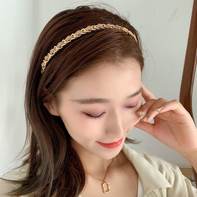 Băng Đô Cài Tóc Vải Mỏng Dáng Ngắn Phong Cách Hàn Quốc Thanh Lịch Thời Trang Mùa Hè Hàng Mới Dành Cho Bạn Nữ