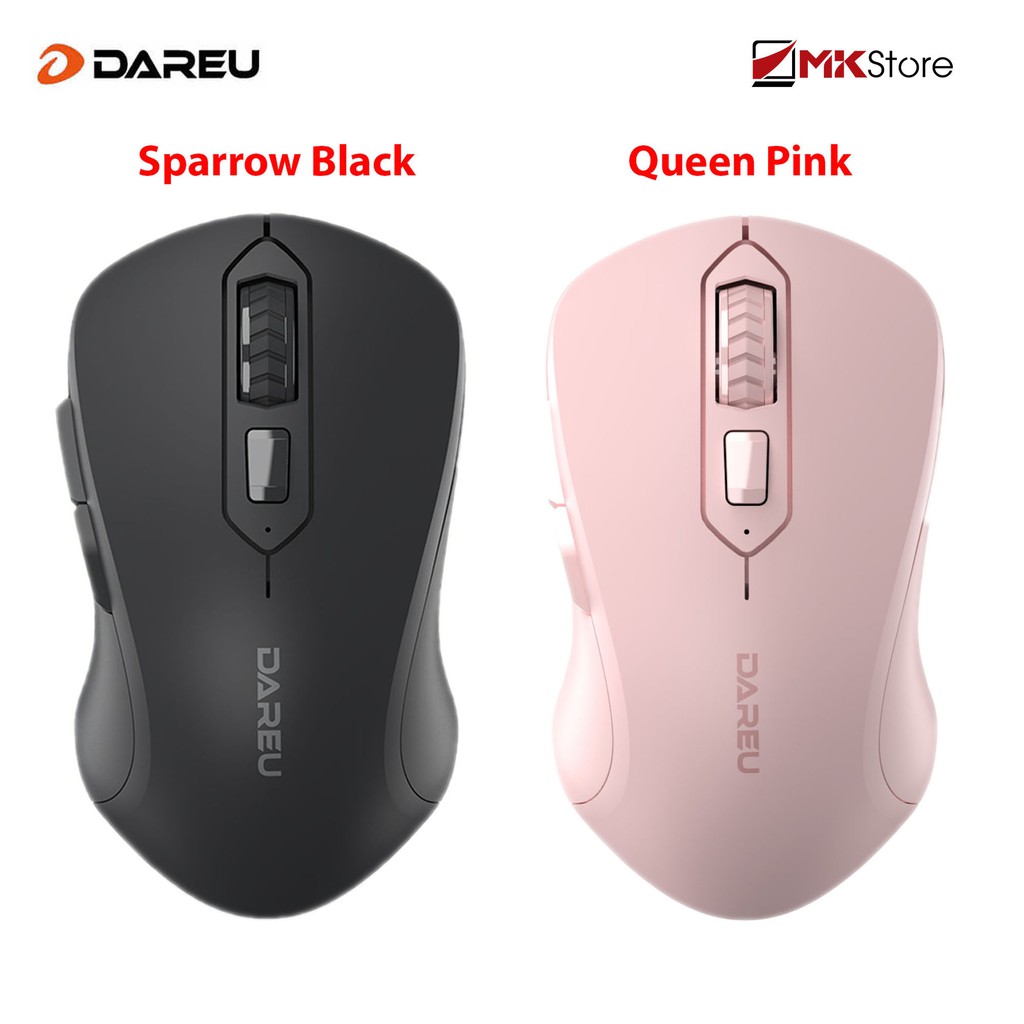 Chuột DAREU LM115G Queen Pink / Sparrow Black không dây