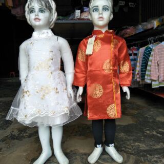 Áo dài cách tân cho bé gái
