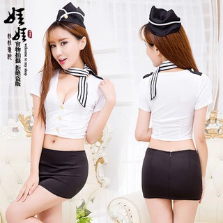 Cosplay nữ tiếp viên hàng không, cosplay nhân viên công sở sexy COS008