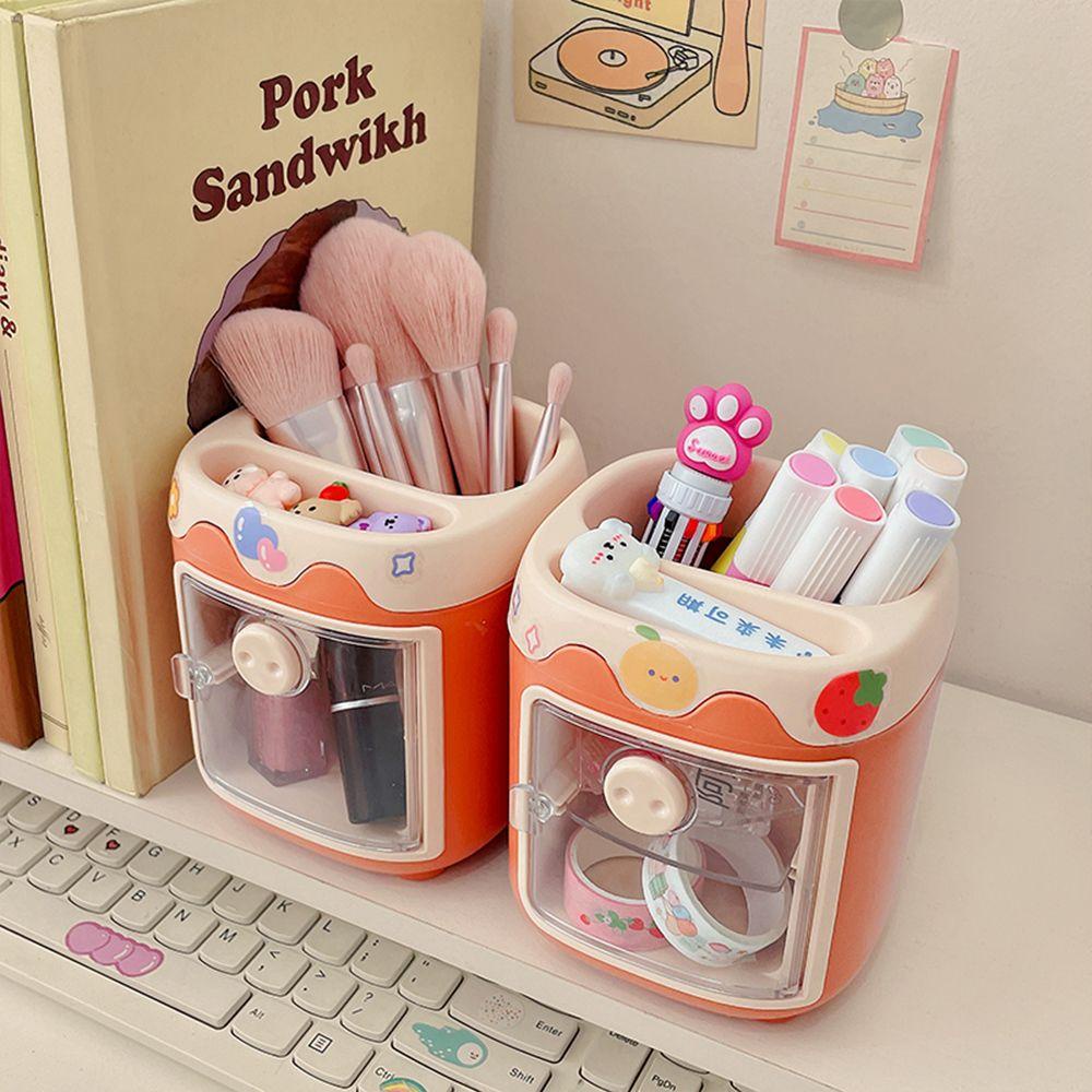 LAKAMIER Hộp Đựng Bút Bằng Acrylic Sức Chứa Lớn Mới