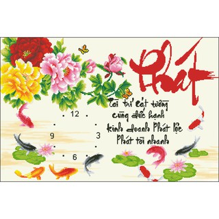 Tranh thêu chữ thập phat 3