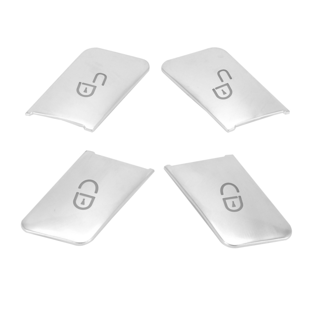 Set 4 Ốp Trang Trí Nút Bấm Cửa Xe Hơi Mercedes-Benz Gla Cla Glk Gle Cls Ml Gl A B C E-Class