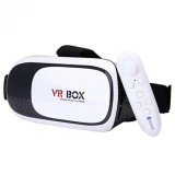 Kính thực tế ảo VR Box phiên bản 2 (Trắng) + Tặng 1 tay cầm chơi game bluetooth và 1 bút cảm ứng V012 VIP