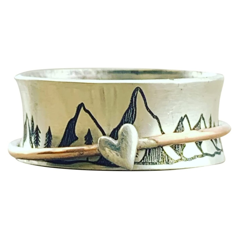 Nhẫn Hình Trái Tim Thời Trang Dành Cho Nữ