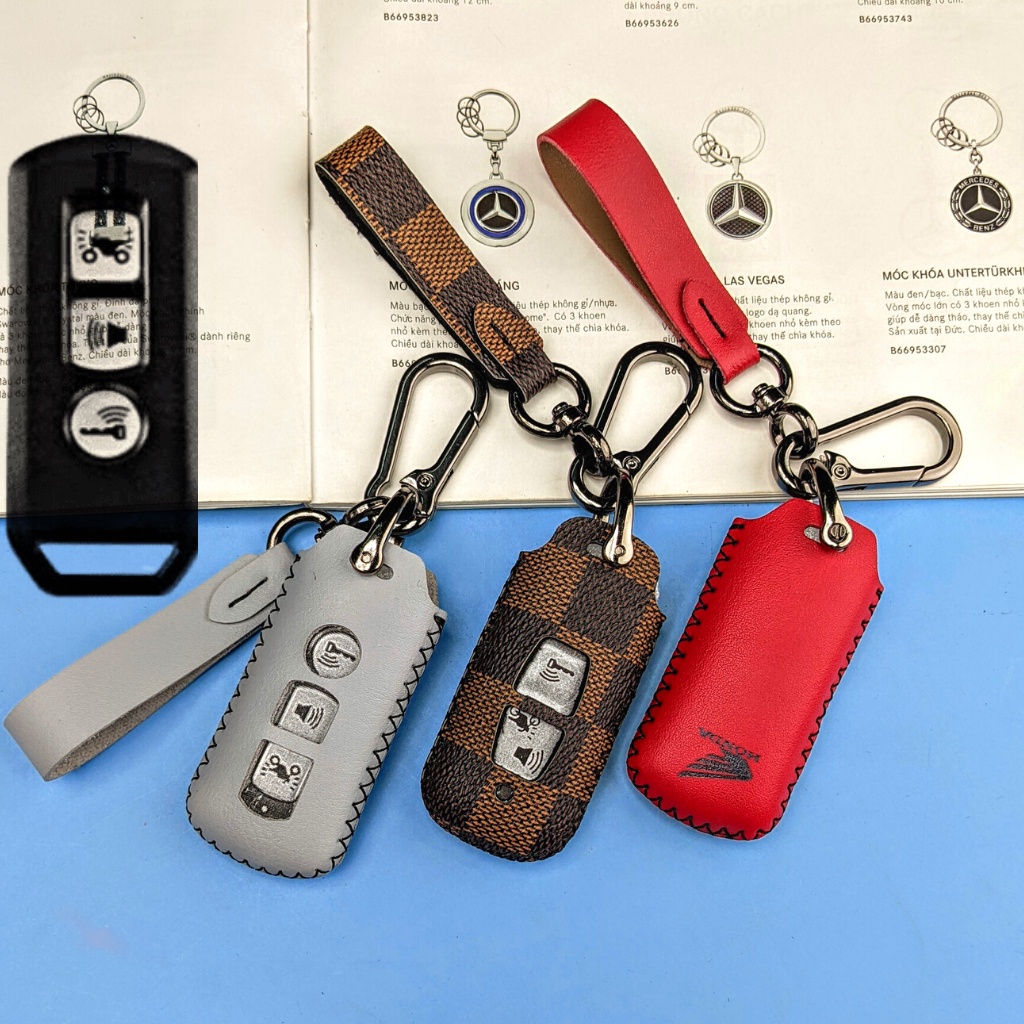 Bao Da Smartkey SH,bao chìa khoá sh nhiều màu sắc ( Móc D )