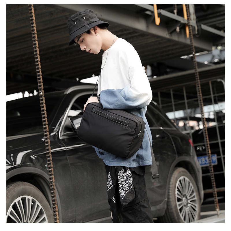 Túi đeo chéo vải canvas balo nam nữ thời trang ulzzang chống nước unisex trước ngực phù hợp học sinh sinh viên đi chơi | BigBuy360 - bigbuy360.vn