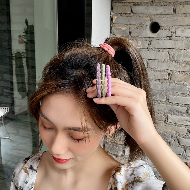 Dây Buộc Tóc Cao Su Hình Hạt Đậu Nhiều Màu A0001