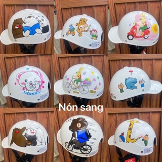 Nón kết bảo hiểm cho nữ hình siêu kute chính hãng CKC