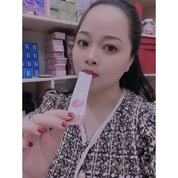 Colagien sữa ong chúa Cheong royal jelly hộp 30 gói trẻ hoá sáng da mờ nám( tặng kèm bình pha)