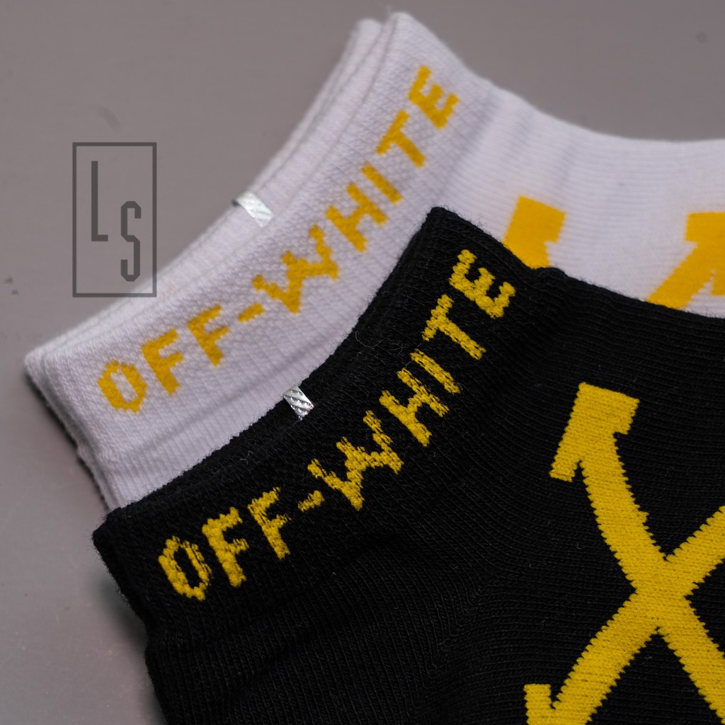 Tất vớ off white chữ thập 2020 - Sẵn hàng