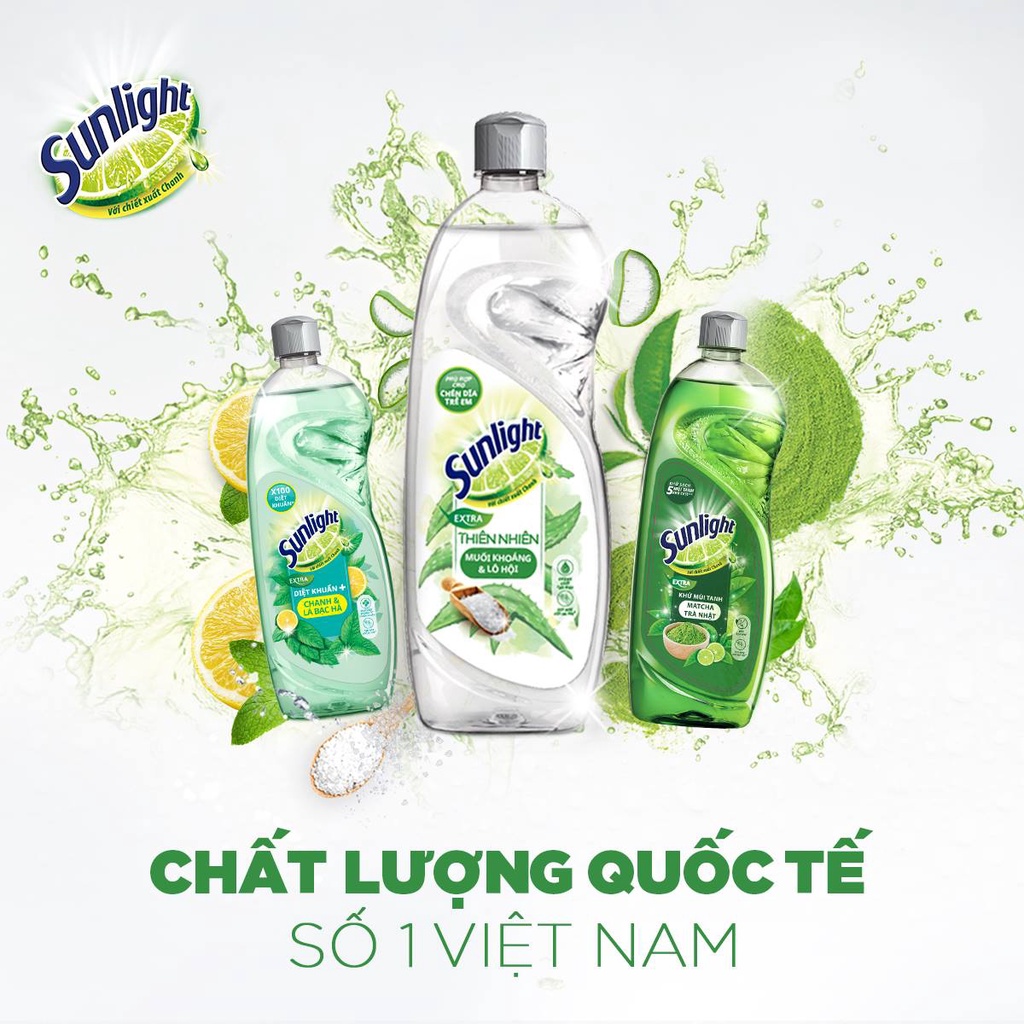 Nước rửa chén sunlight chai 400g - ảnh sản phẩm 3