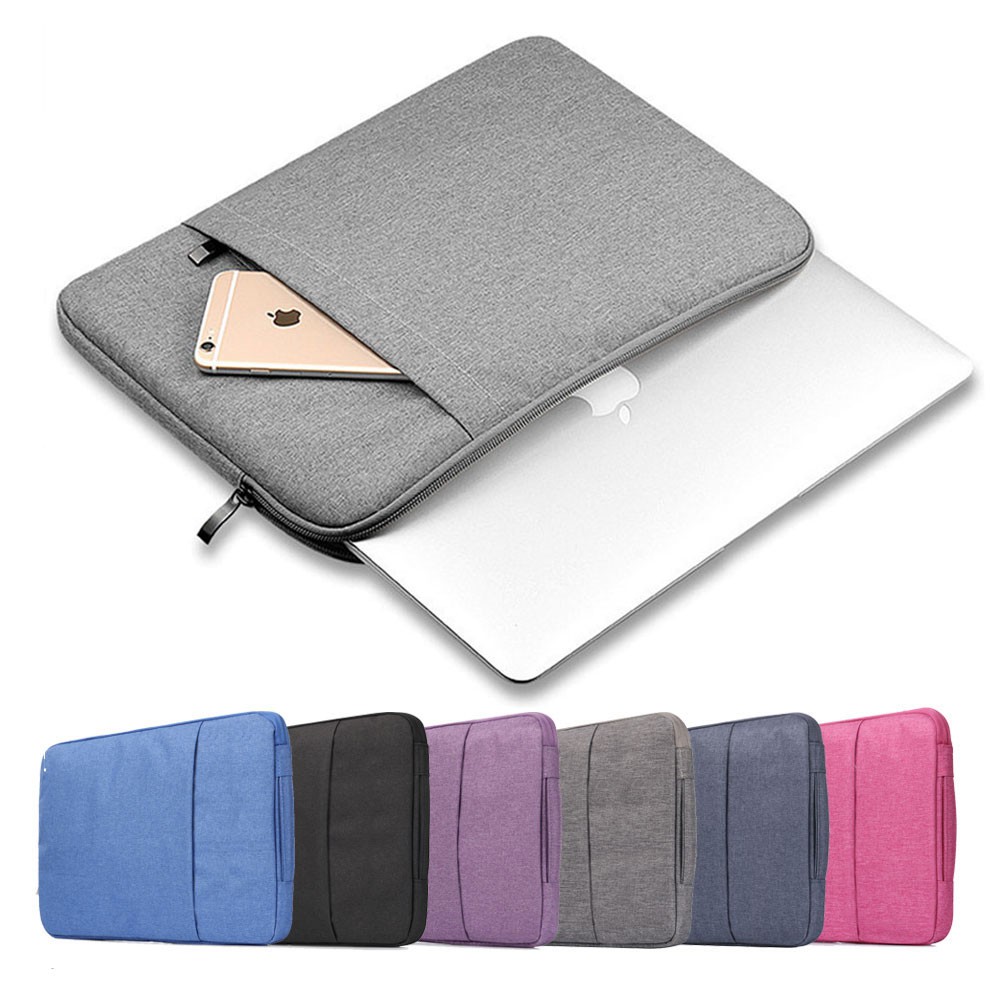 Túi Đựng Máy Tính Bảng laptop Bằng Vải Denim Chống Sốc Cho 2021 Macbook Pro 14 16 inch 11 thumbnail