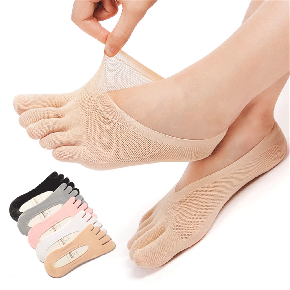 1 Cặp Vớ Xỏ Ngón Chống Trượt Cho Nam &amp; Nữ
