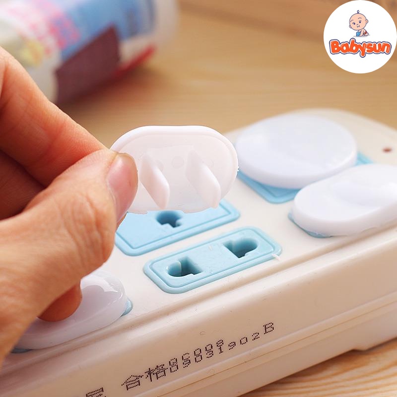 Nút bịt ổ điện 2 nhánh an toàn cho bé yêu