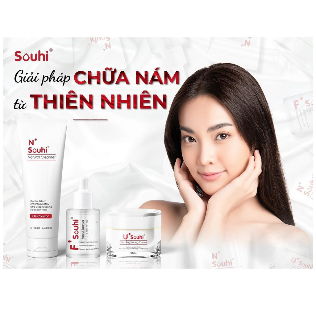 [DATE 09-12/2023] Bộ tr! nám, chống lão hoá chứa Niacinamide, Arbutin, Hoa cúc &amp; Ốc sên SOUHI (Việt Nam)