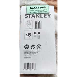Bộ tô vít điện tử 6 chiếc Stanley STHT66052