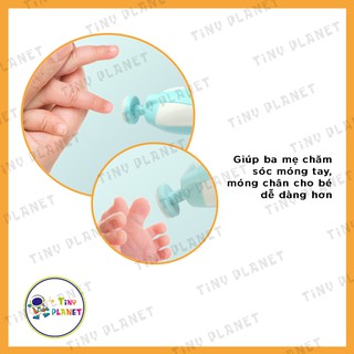 Máy dũa móng tay cho bé có đèn (6 đầu mài giũa thay thế)