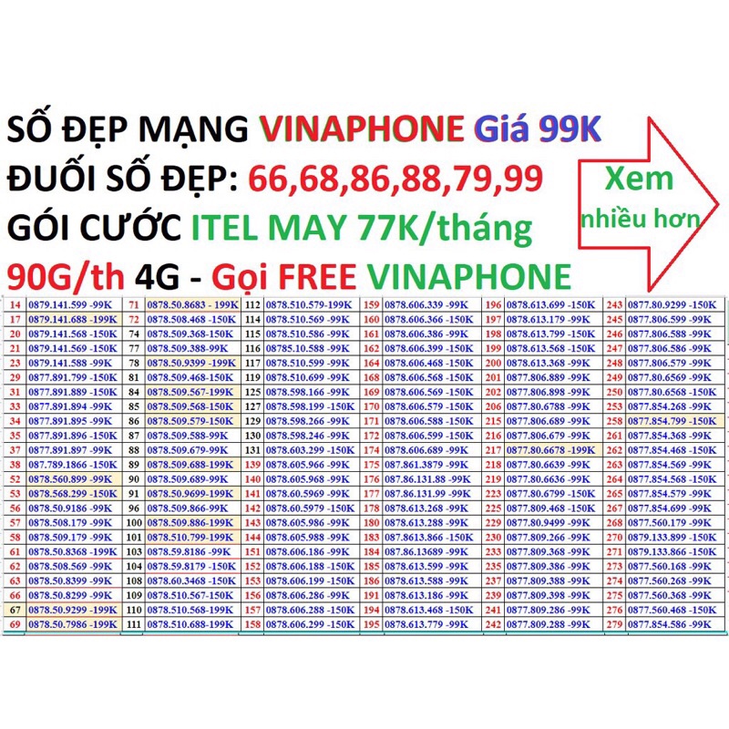 V120 [Miễn phí tháng đầu], Sim V90, V120 Viettel 60G/th, gọi miễn phí nội mạng. ITEL VINAPHONE 90G/th Gọi Vina Miễn phí