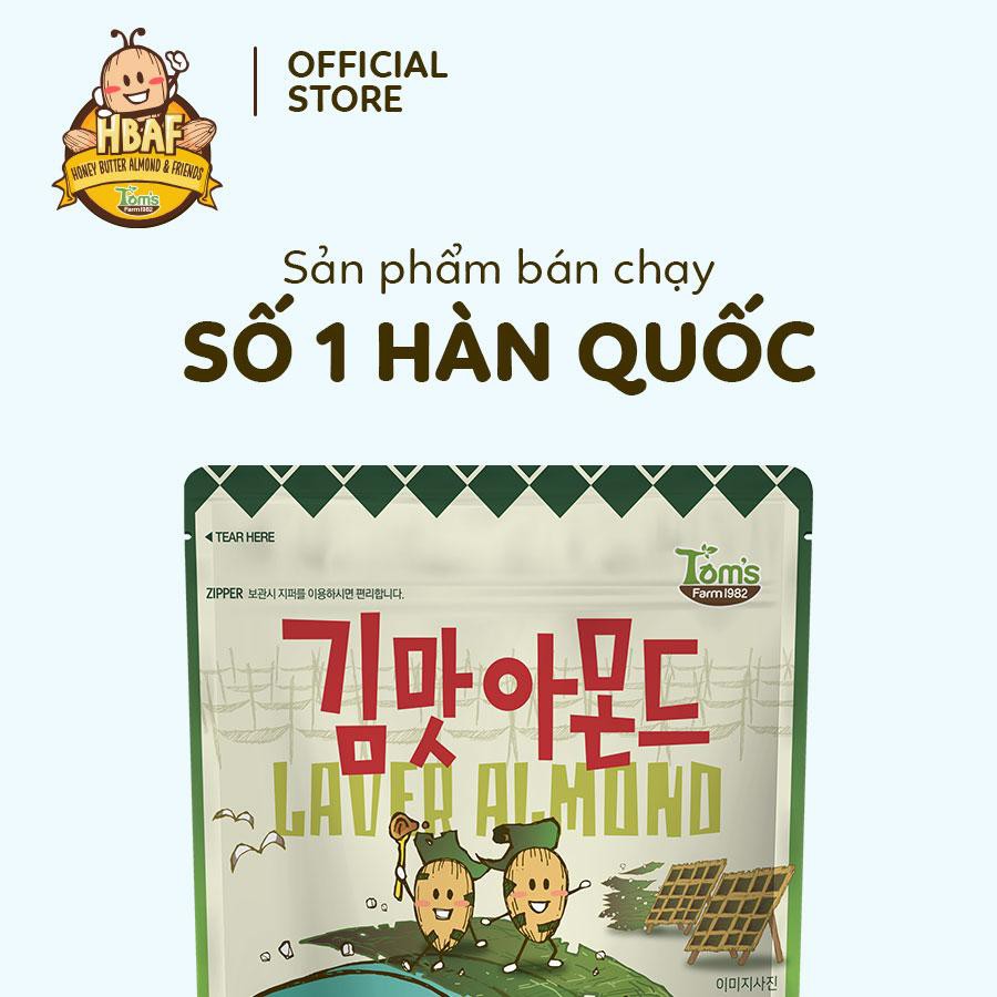 Hạnh nhân tẩm Rong Biển Tom's Farm 210g