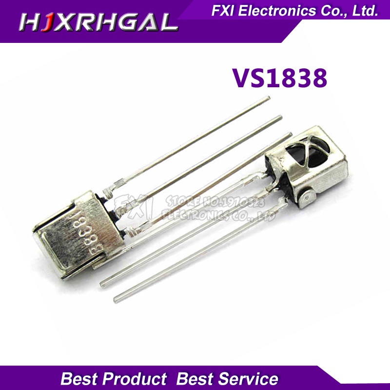 10 chiếc HX1838 / VS1838 VS1838B 1838 đa năng tích hợp năng lượng đầu nhận hồng ngoại / cảm biến hồn