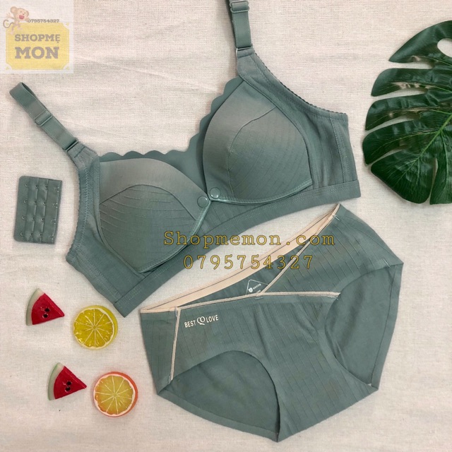 Áo lót bầu 👙 áo lót cho bé bú 👙 chất cotton cao cấp form đẹp