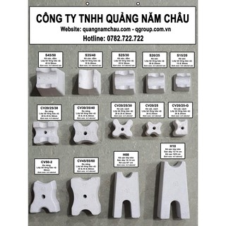 Khuôn đúc con kê bê tông S20/25 (42 viên/khuôn)