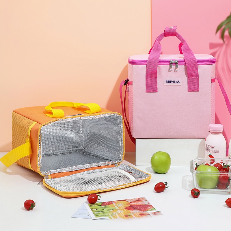 Only HOUSE Túi Đựng Hộp Cơm Trưa Lá Nhôm Cách Nhiệt Cỡ Lớn Giữ Ấm Tươi Mới Dùng Khi Đi Dã Ngoại O