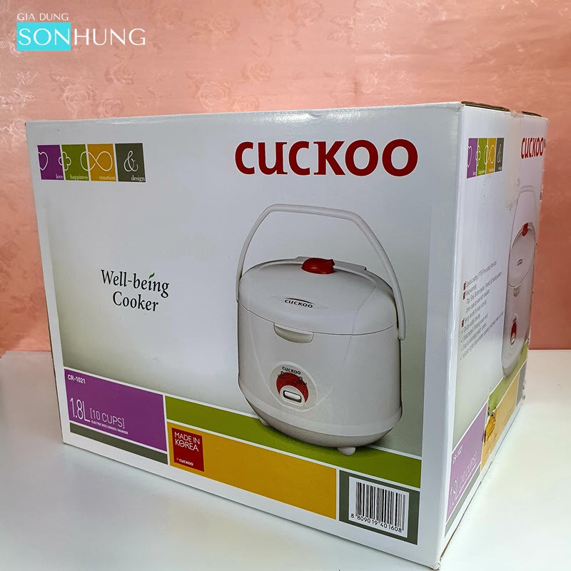 Nồi cơm điện CUCKOO CR-1021 dung tích 1.8 Lít [BH 24 THÁNG] nhập khẩu Hàn Quốc