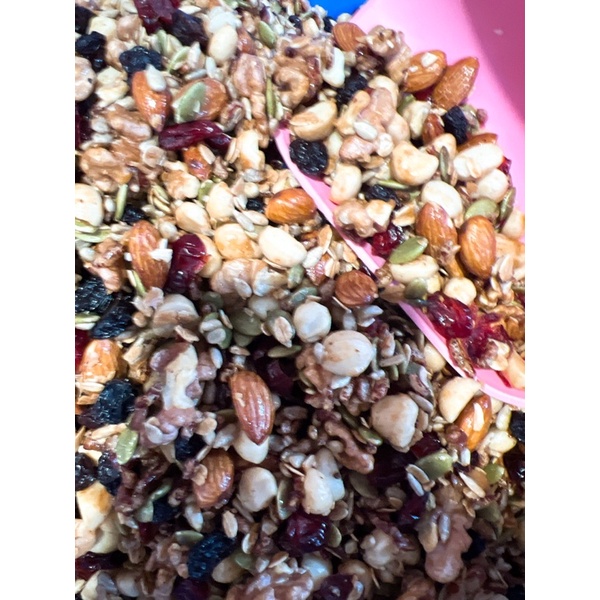 SẴN 500GRAM GRANOLA HẠT MIX GIẢM CÂN