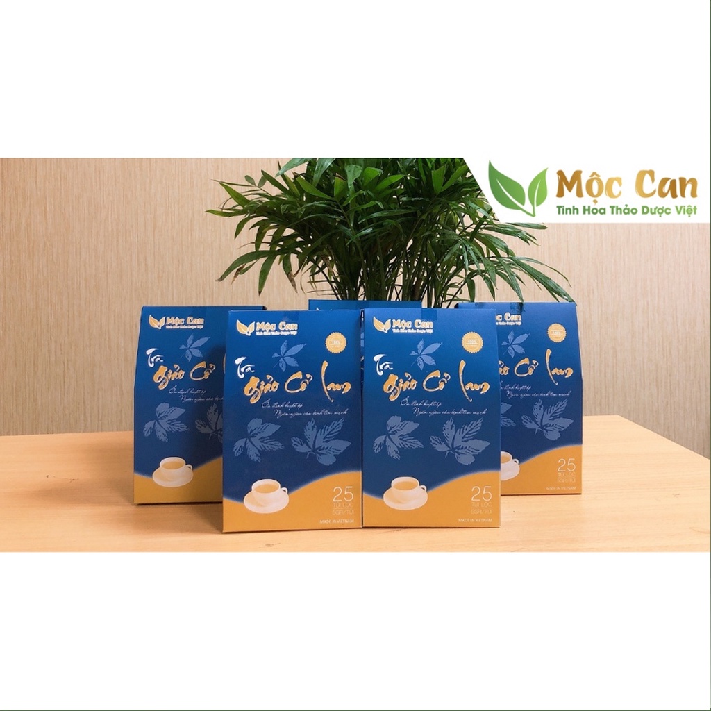 Trà Giảo Cổ Lam Mộc Can Giúp Ổn Định Huyết Áp, Xơ Vữa Động Mạch, Ngủ Sâu Giấc Hộp 125g