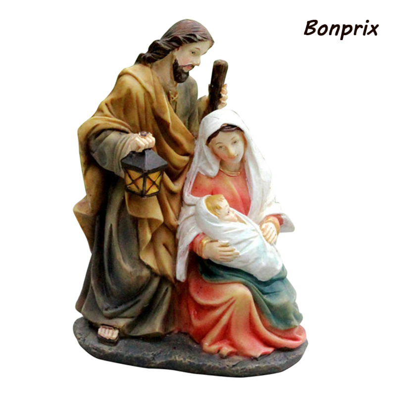 Tượng Chúa Jesus Bằng Nhựa Cây Dùng Trang Trí